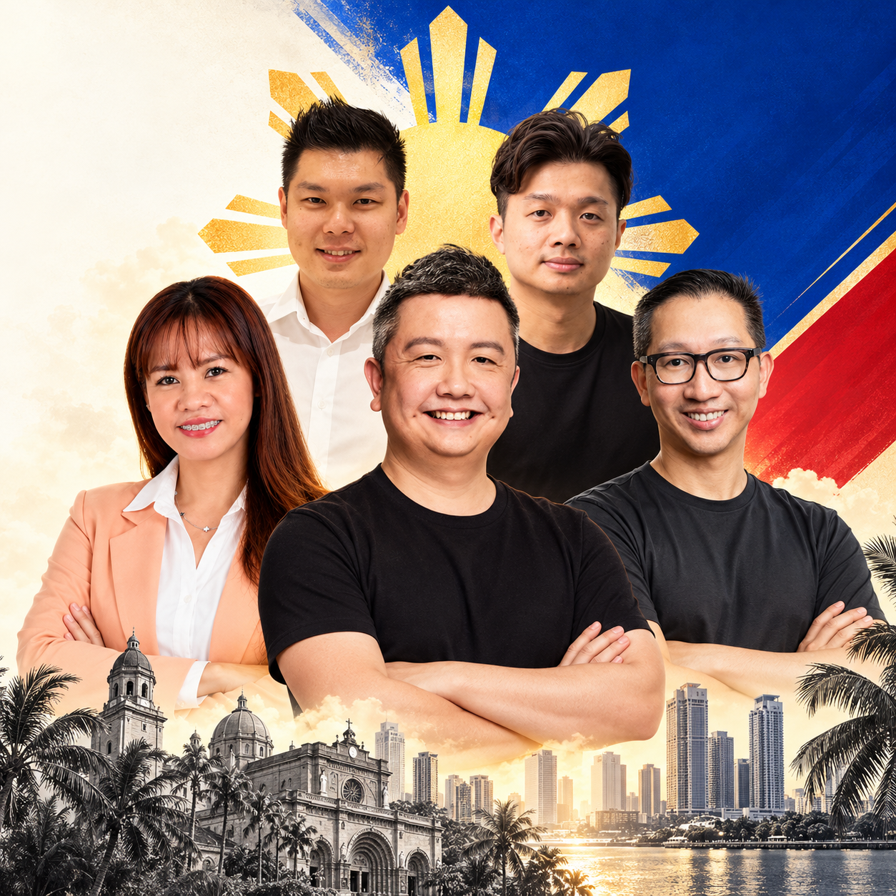 UNLEASH speakers KT Goo, Dennis Sim, Mariane Yanyan Labonete, Vince Tan and Roy Phay